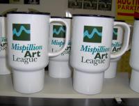 Fund raiser travel mugs